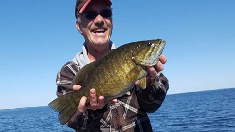 Huge Bass Caught at Rocky Reef Resort on Lake Mille Lacs