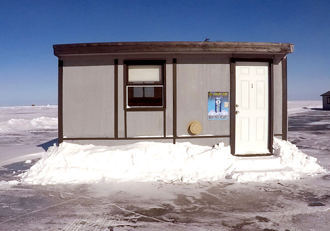 Rocky Reef Fishing Resort Ice Fishing/Fish House Rental #1 on Lake Mille  Lacs