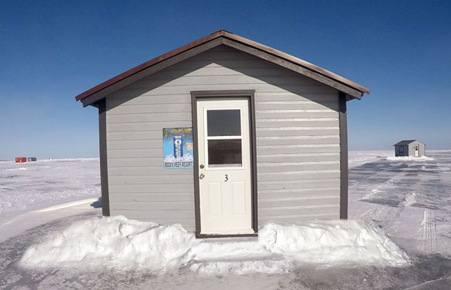 Ice Fishing - Fish House Rentals on Lake Mille Lacs